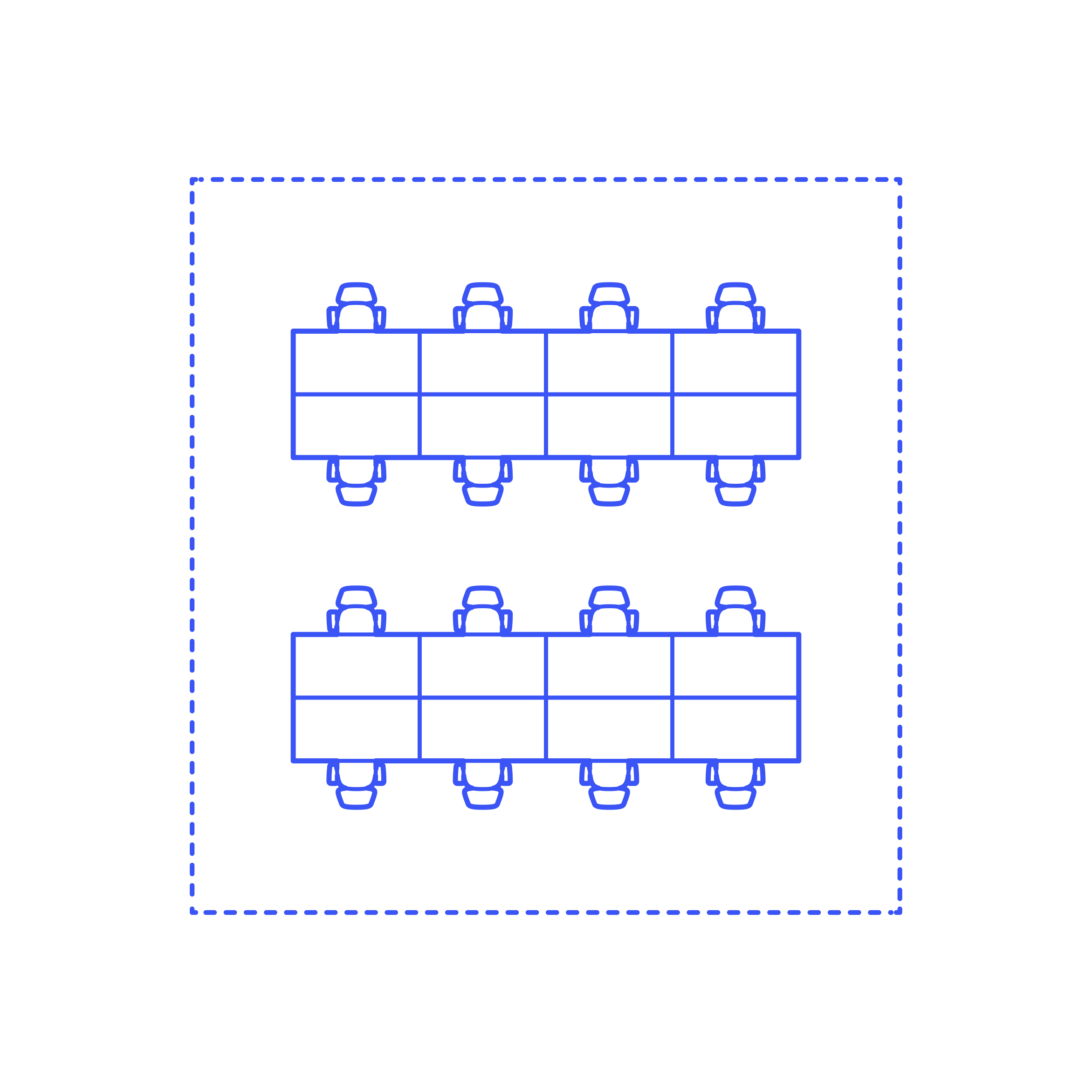 Layouts Open Offices Rows Facing Sticker Svg Vector Free Vectors